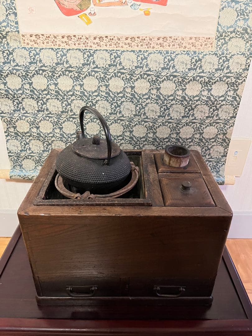 茶道具セット　鉄瓶　茶掛