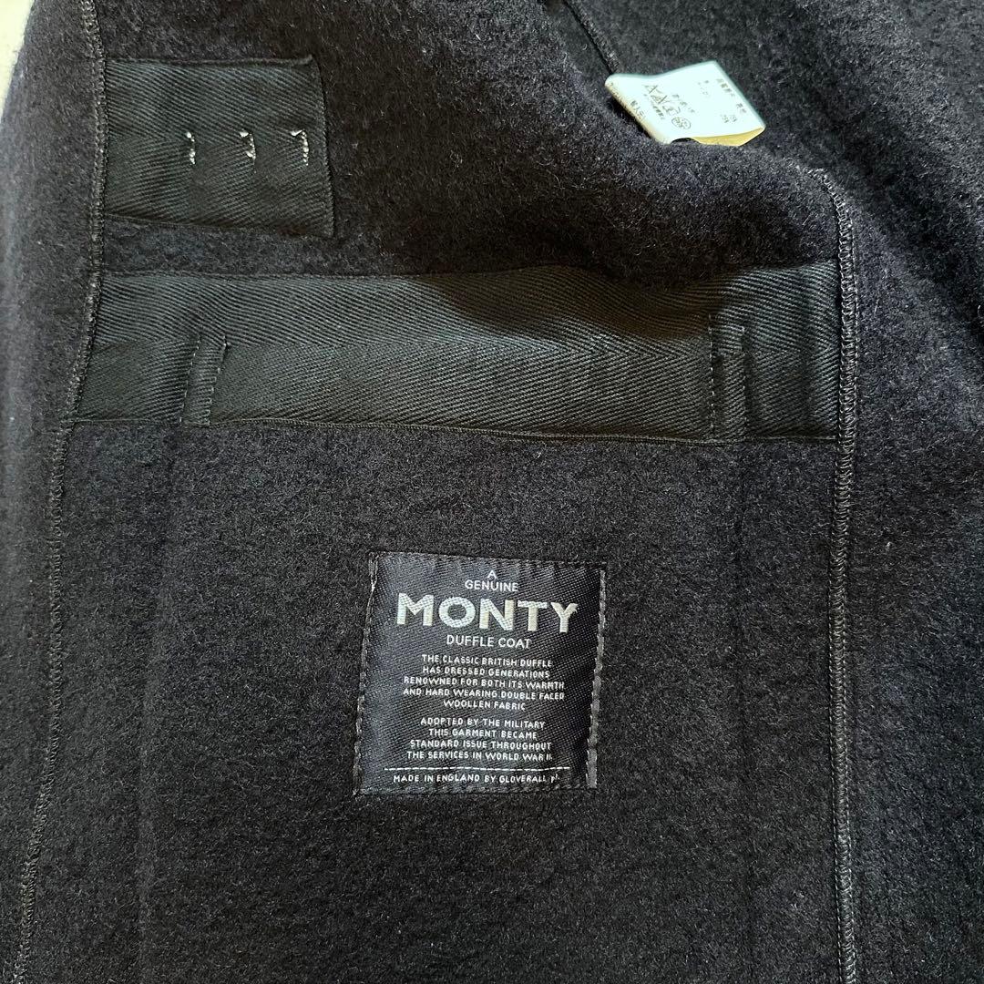 グローバーオール EDIFICE別注 MONTYダッフルコート 英国製 紺 XS