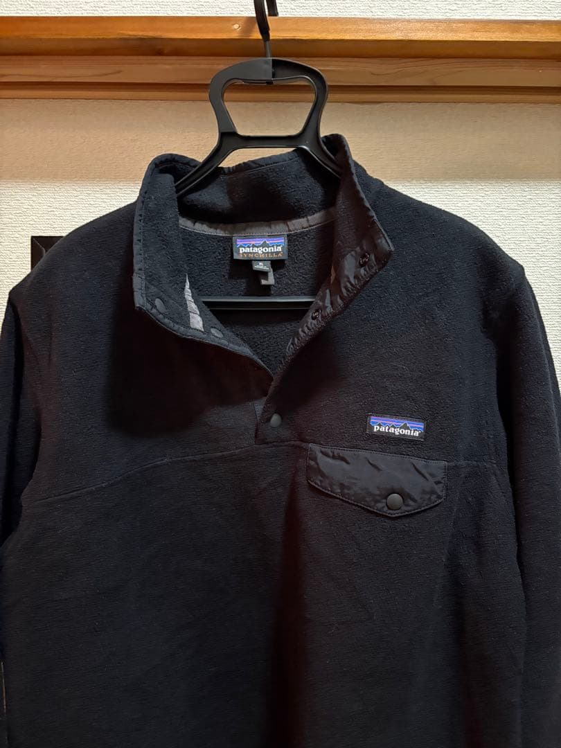 パタゴニア ウィメンズ ライトウェイトシンチラスナップT XL オールブラック