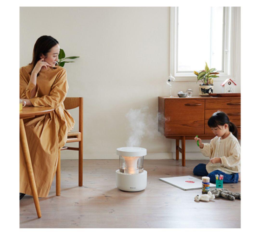 【新品未使用】RHYTHM MIST 350 プールレス加湿器 ライトグレー