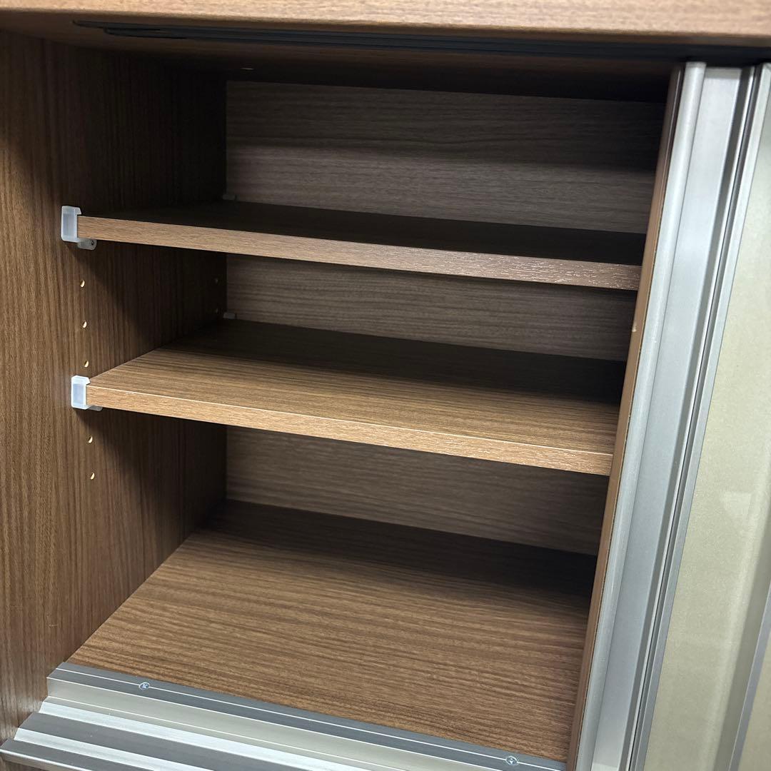 ニトリ カップボード キッチンボード キッチンカウンター 食器棚 リガーレ