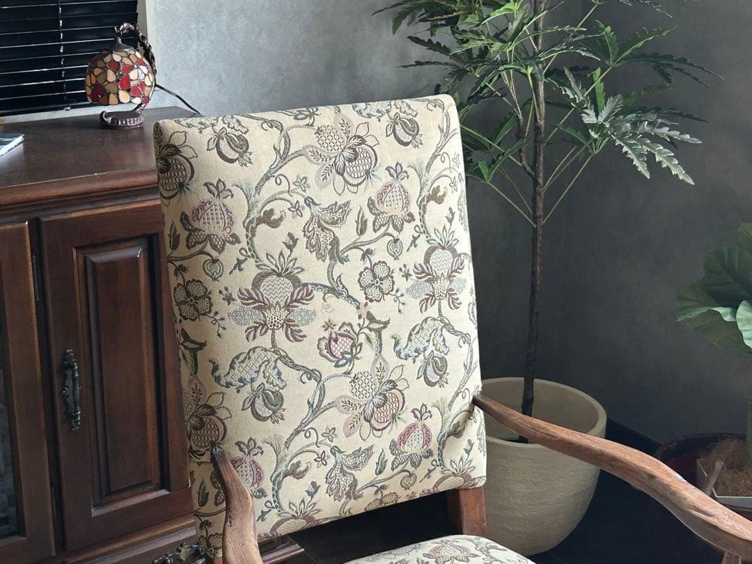 希少　イギリス　英国　アンティーク　ヴィンテージ　ハイバックチェア　SZ