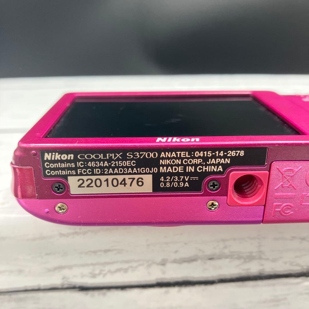 ニコン Nikon クールピクス COOLPIX S3700 ピンク