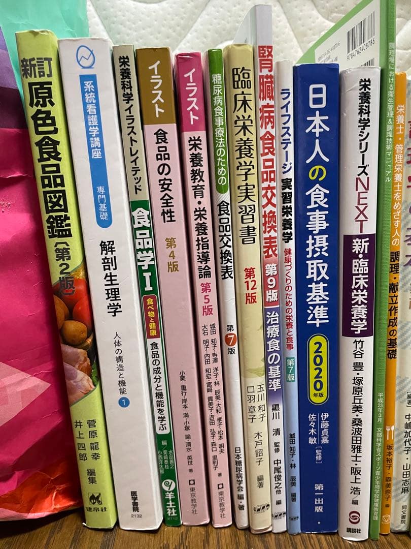 栄養士 教科書 参考書 日本人の摂取基準 応用栄養学