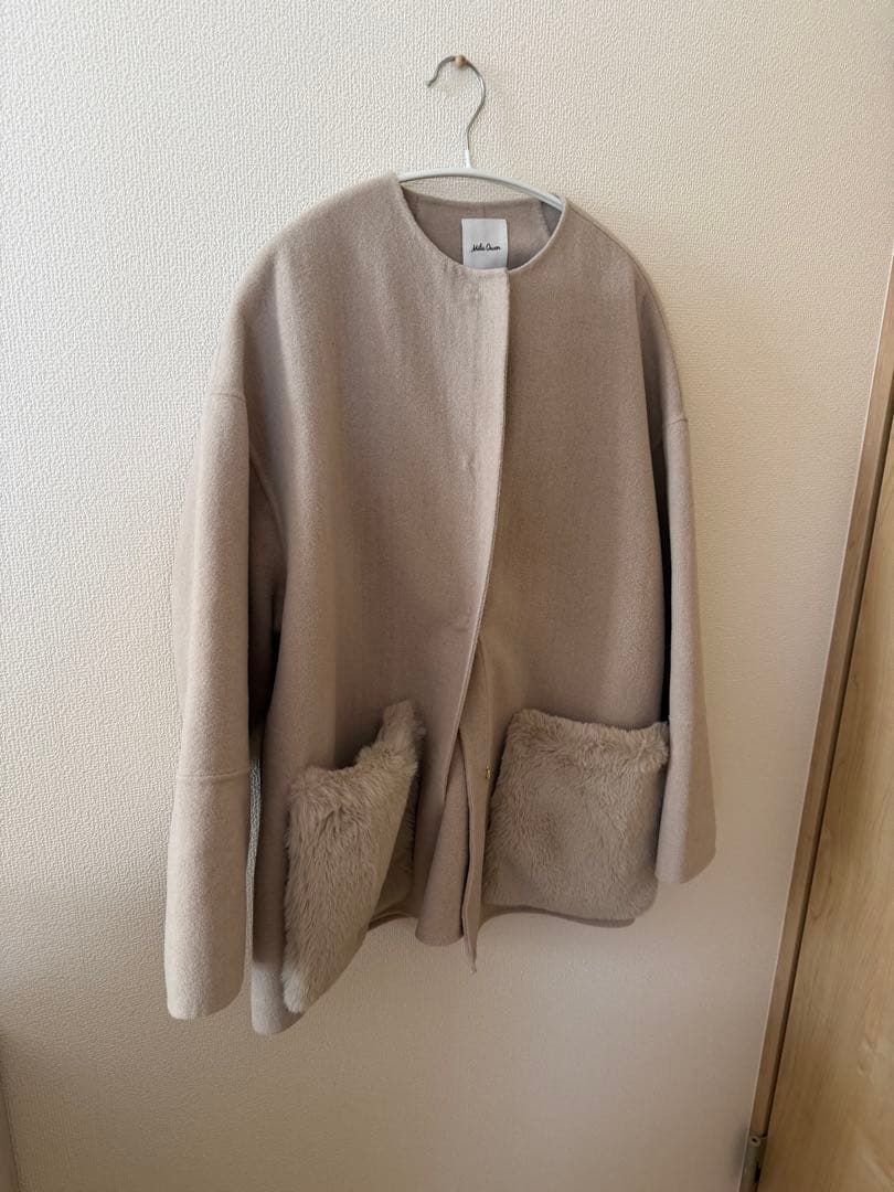 最終お値下げ　MilaOwen 2wayファーポケットリバーコート