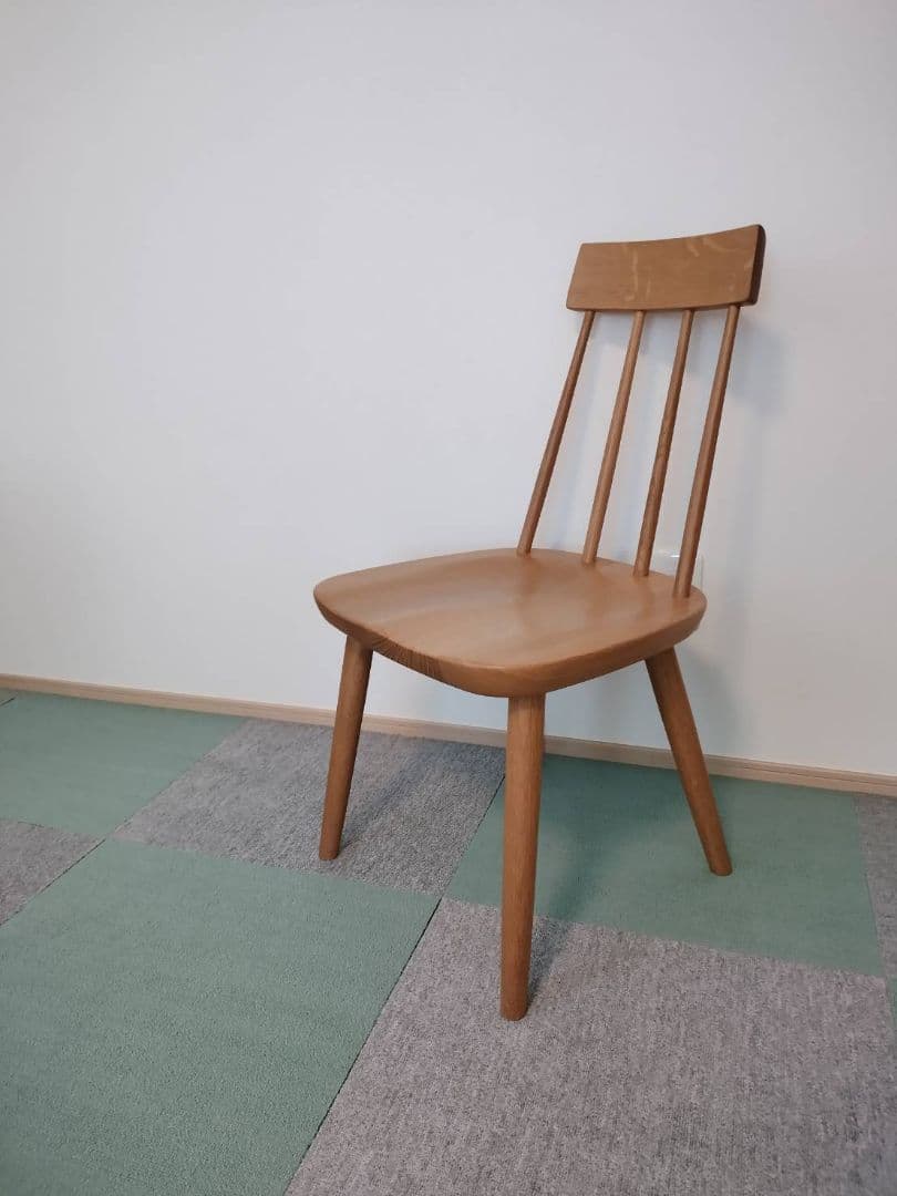 ☆【国産】☆飛騨産業☆ツグミ チェア 　ホワイト・オーク2脚　①/4　④/4