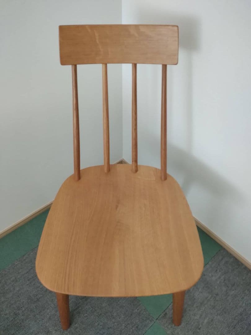 ☆【国産】☆飛騨産業☆ツグミ チェア 　ホワイト・オーク2脚　①/4　④/4