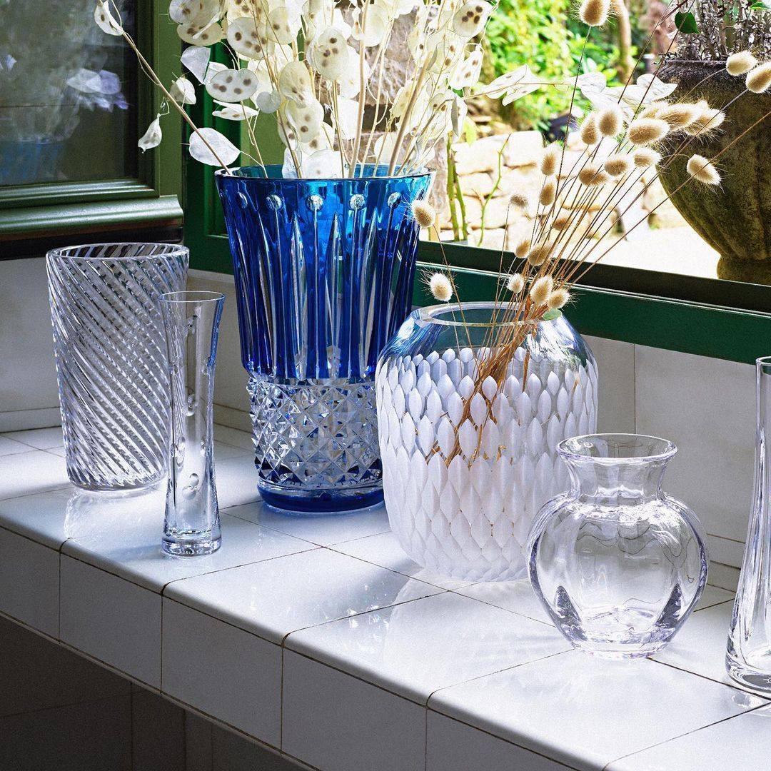 HERMES Saint Louis サンルイ 花瓶 ベース 25cm 美品