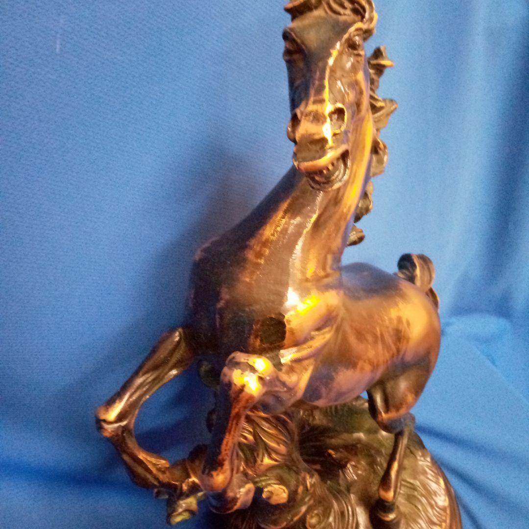 馬の置物　ブロンズ像　銅製　イタリア製　重量5.1kg