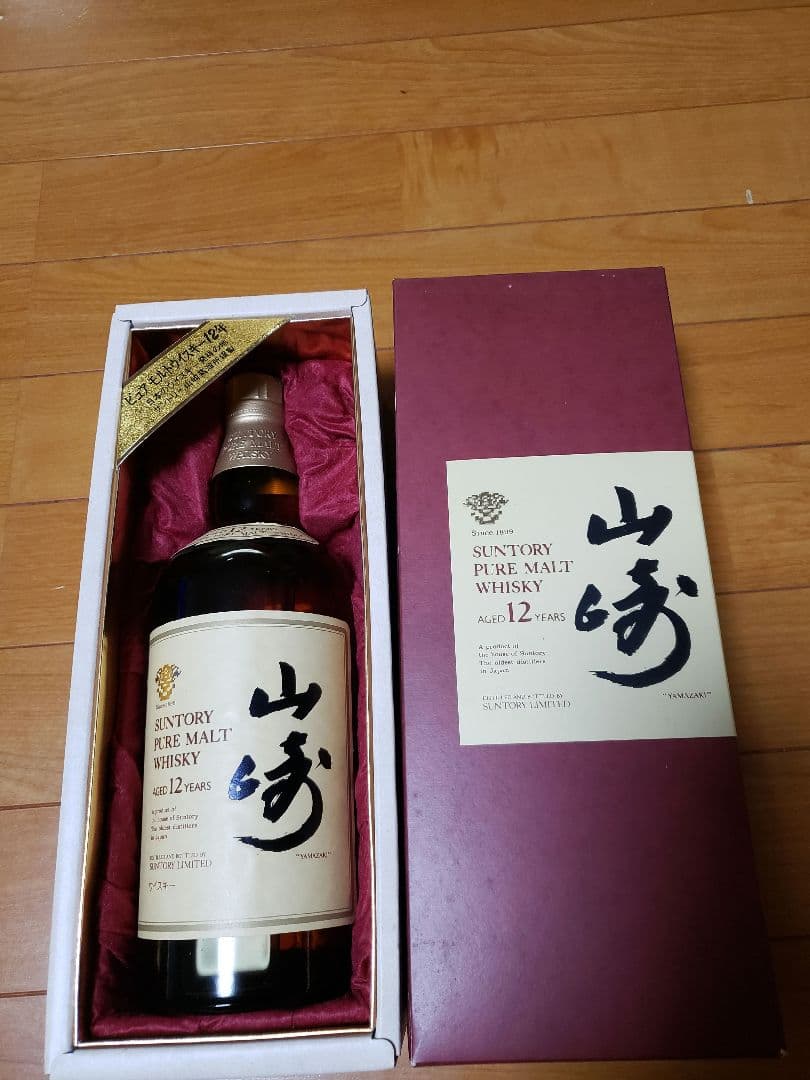 期間限定値下げ！山崎 12年 旧ラベル ピュアモルト 750ml 赤箱入り