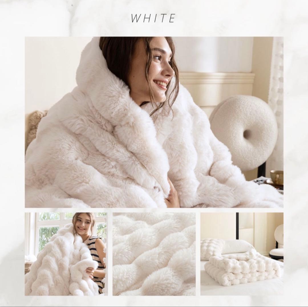 毛布NERUSダブルホワイト