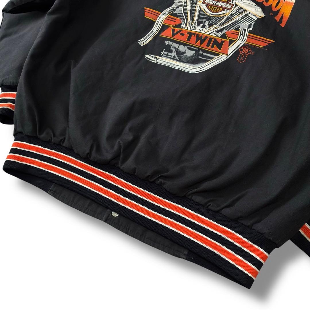 80s USA製 “V-TWIN“スタジャン ジャケット ハーレーダビッドソン