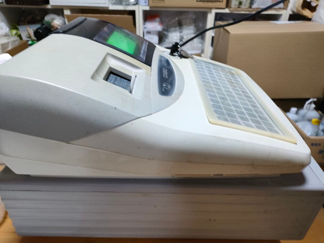 CASIO TK-110 レジスター グレー