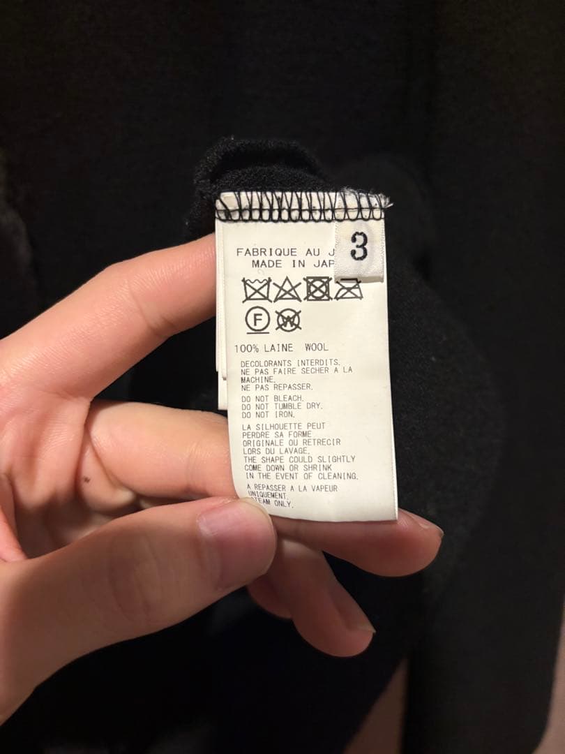 yohji yamamoto pour homme 24AW 編み込みニット