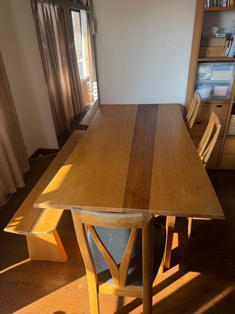 ミミ様 テーブル 飛騨高山 日進木工 ダイニング5点セット