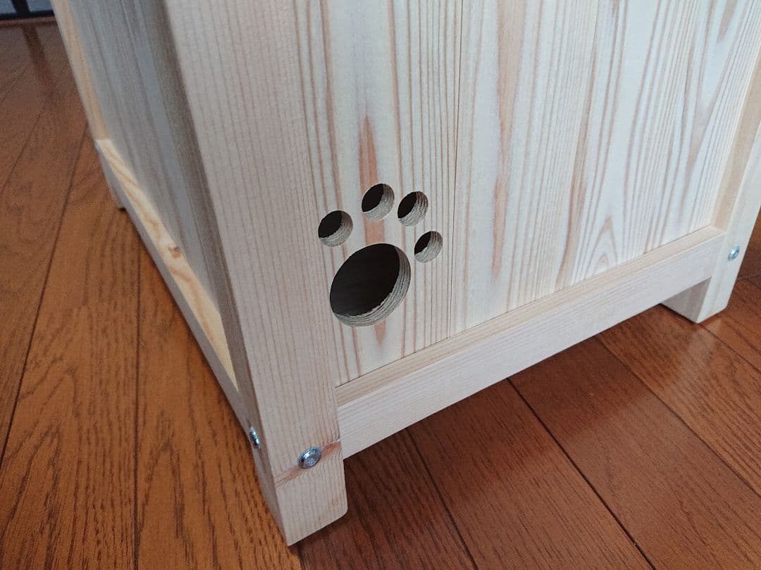 ⑯♥サイドテーブル★キャットハウス★小屋★無垢★ネコ★手作り猫ハウス