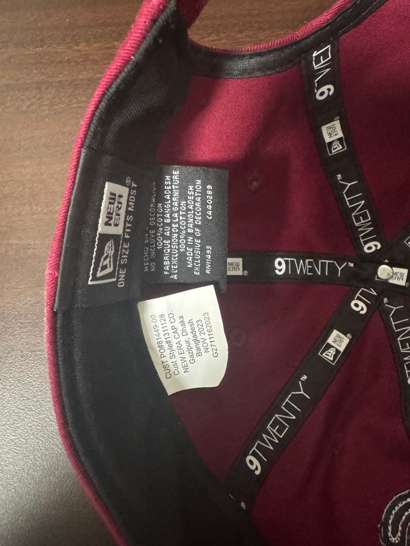 Stussy NEW ERA 9TWENTY SS APPLIQUE キャップ