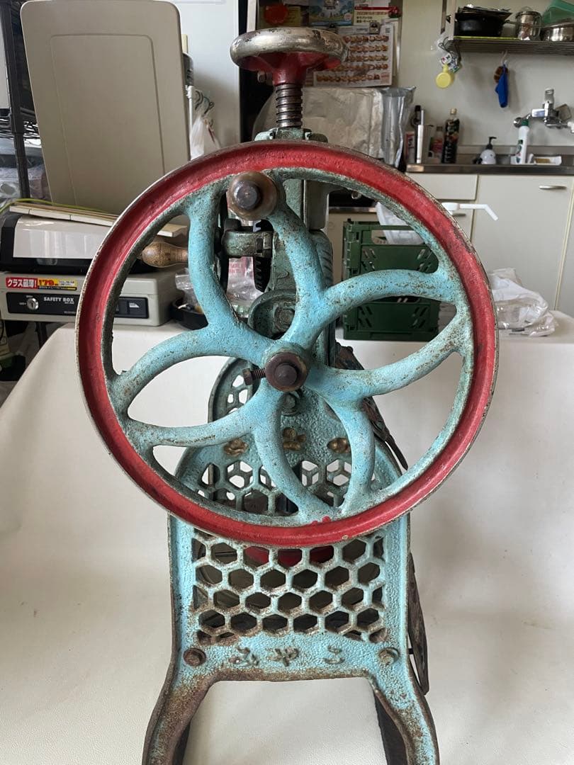 みやこ みやこ式 かき氷機 手動 レトロ 刃も鋭く ふわふわかき氷 アンティーク