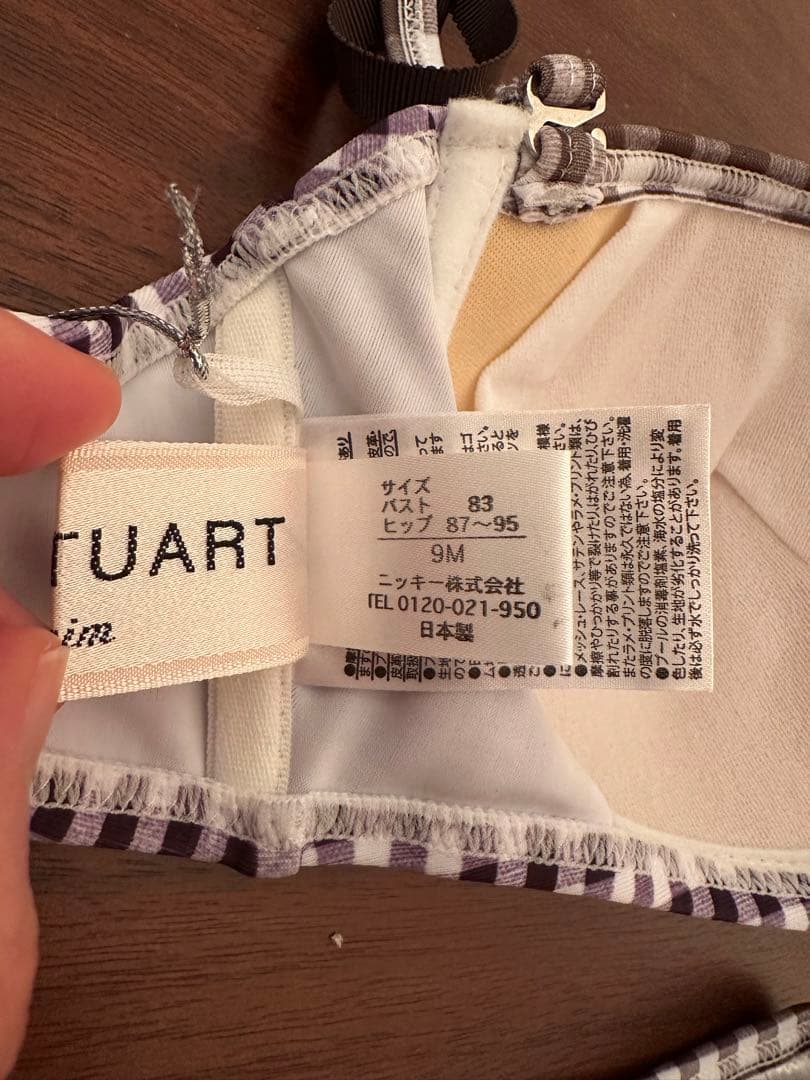 入手困難‼️【新品未使用】JILLSTUART ジルスチュアート/チェック柄ビキニ