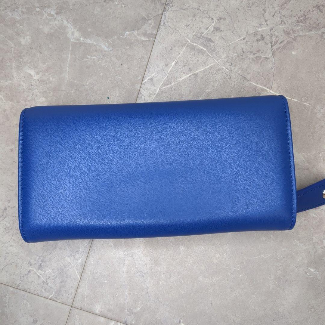 極美品☆ヴィヴィアンウエストウッド ブルー 長財布 Vivienne オーブ