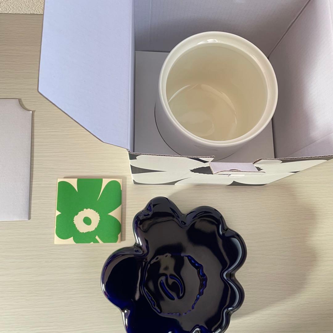 マリメッコ　marimekko Unikko 60周年　蓋付きジャー