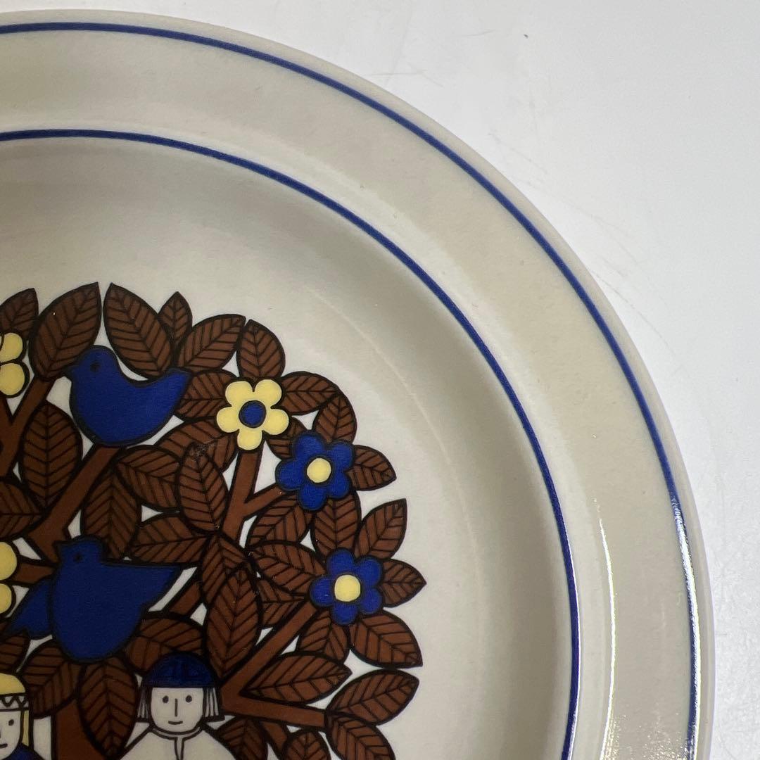 アラビア　カレワラ　プレートB タニチ　口径20㎝　東里8-0116☆2F