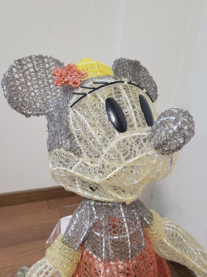 希少 Disney LED BIG ミニー ミッキー2体 3Dモチーフライト