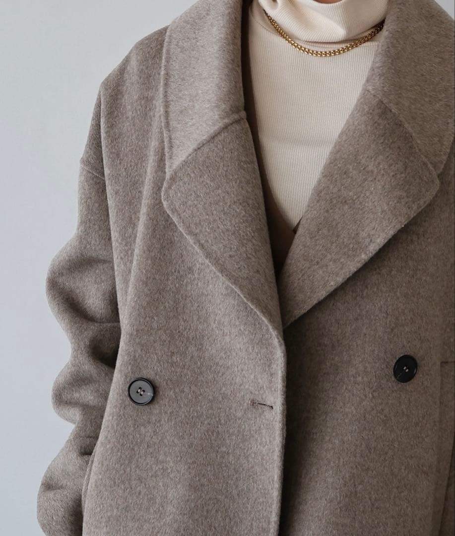 エバーネイビー　ウールリバーPコートM