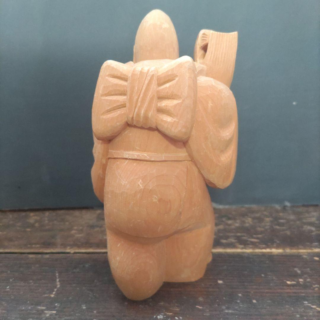 七福神木彫り　手掘り