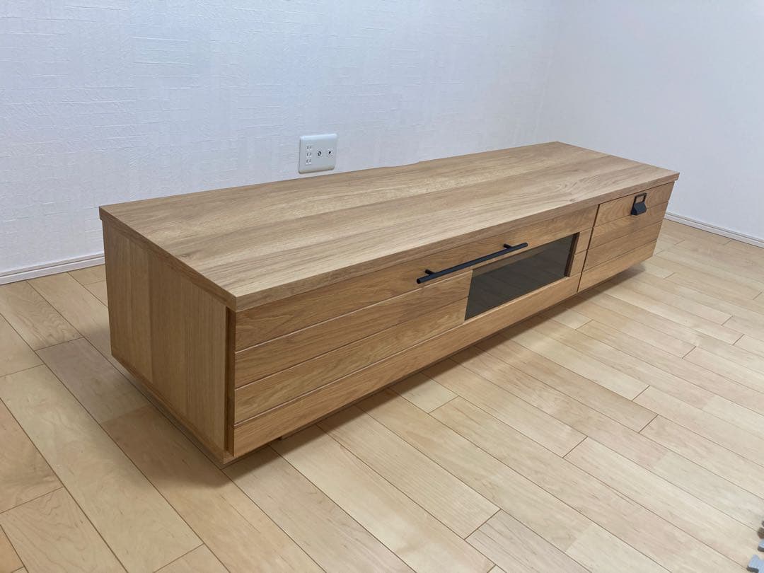 テレビ台　テレビボード　ナチュラル　シンプル　幅162.5センチ