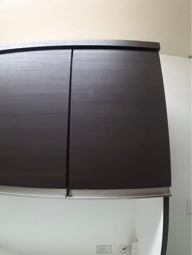 ニトリ　キッチンボード　食器棚　100㎝　ブラウン