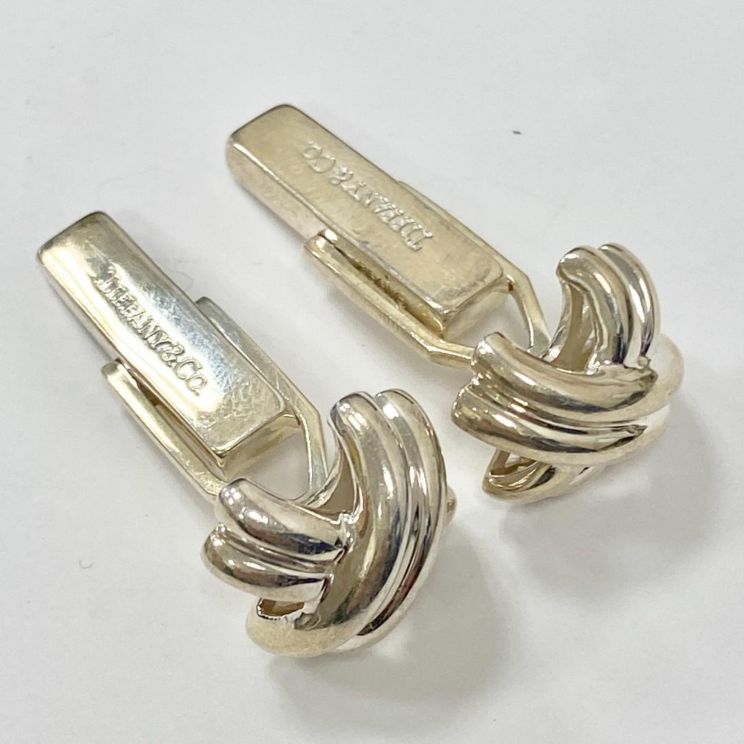 ティファニー シグネチャークロス カフリンクス シルバー