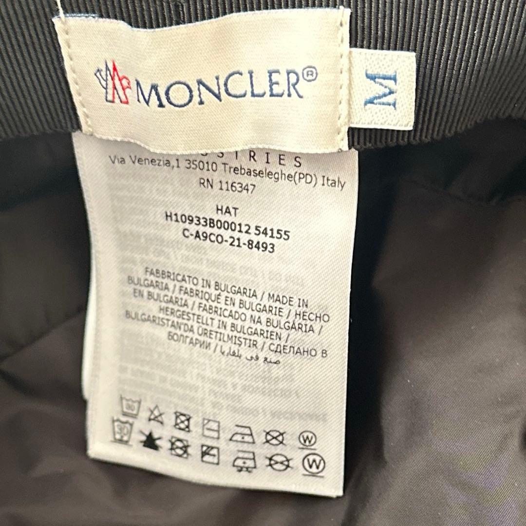 MONCLER モンクレール バケットハット　バケハ　帽子　ブラック