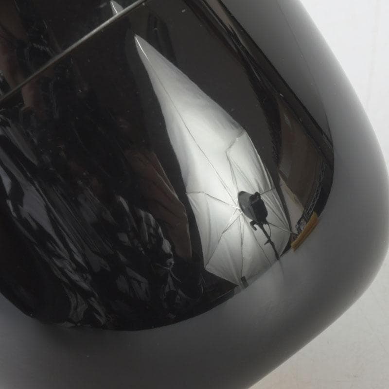 茶道具　黒漆　内金梨子地　棗　時代箱付　V　9665