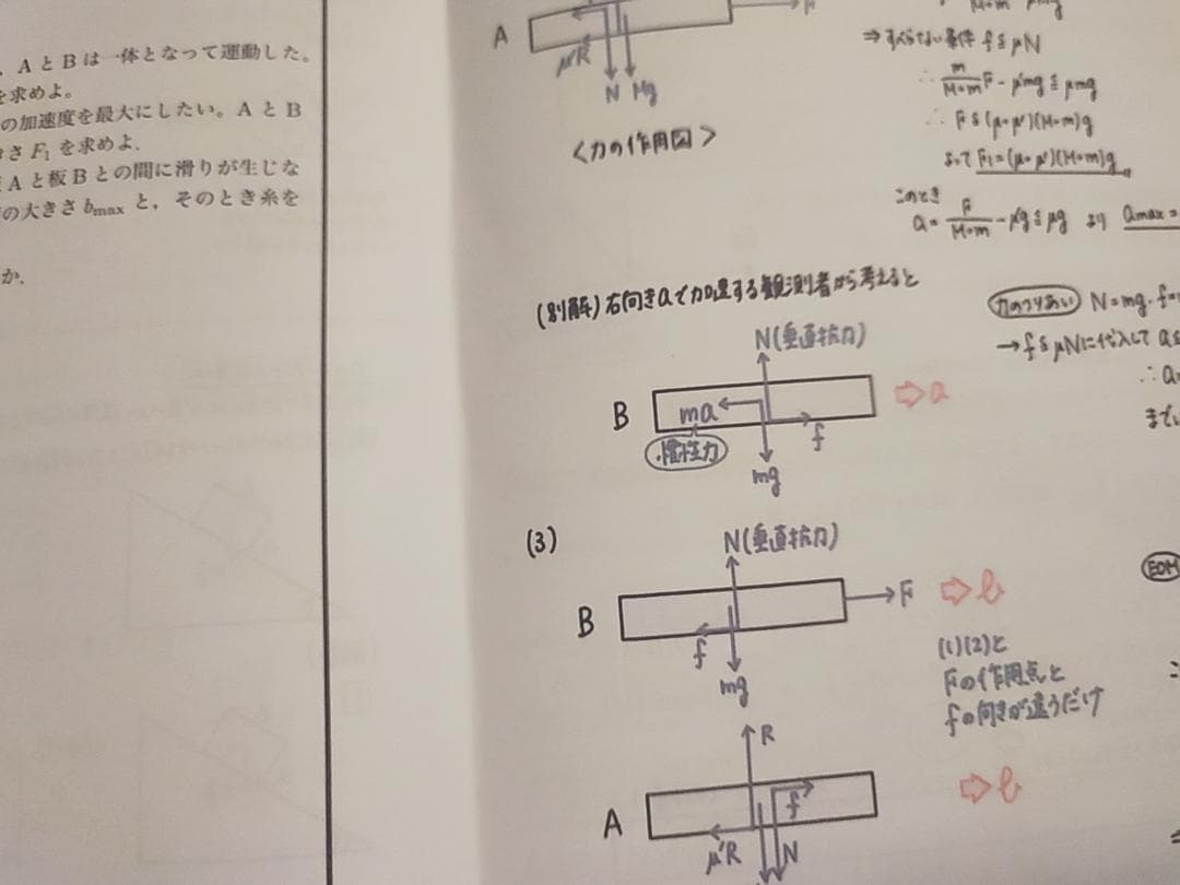 鉄緑会の久保先生の24年高3物理発展講座解説カラーフルセット　河合塾　駿台