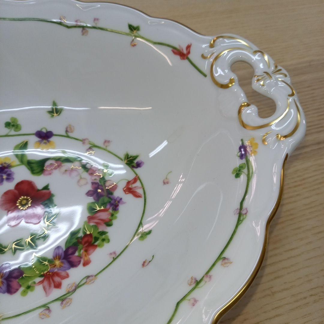 ローゼンタール　ヴェルサーチ　オーバル　皿　FLOWER　FANTASY