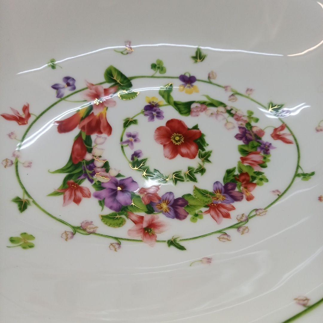 ローゼンタール　ヴェルサーチ　オーバル　皿　FLOWER　FANTASY