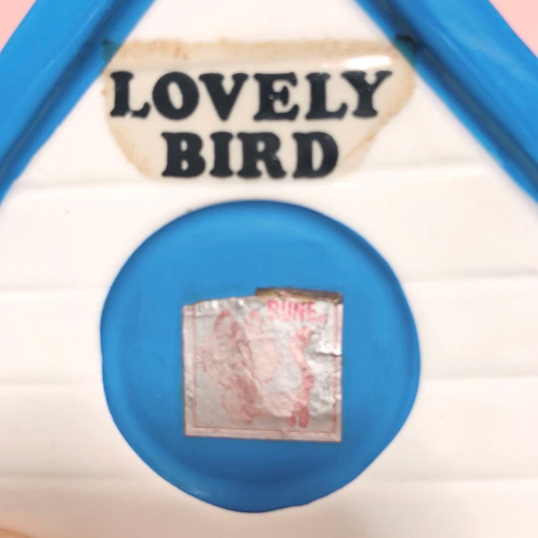 内藤ルネ　ラブリーバード貯金箱　鳥　陶器　家　激レア　昭和レトロ　当時物