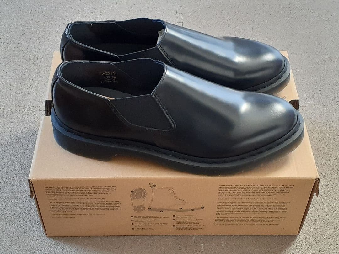 新品 Dr. Martens Louis ガセット black 28cm