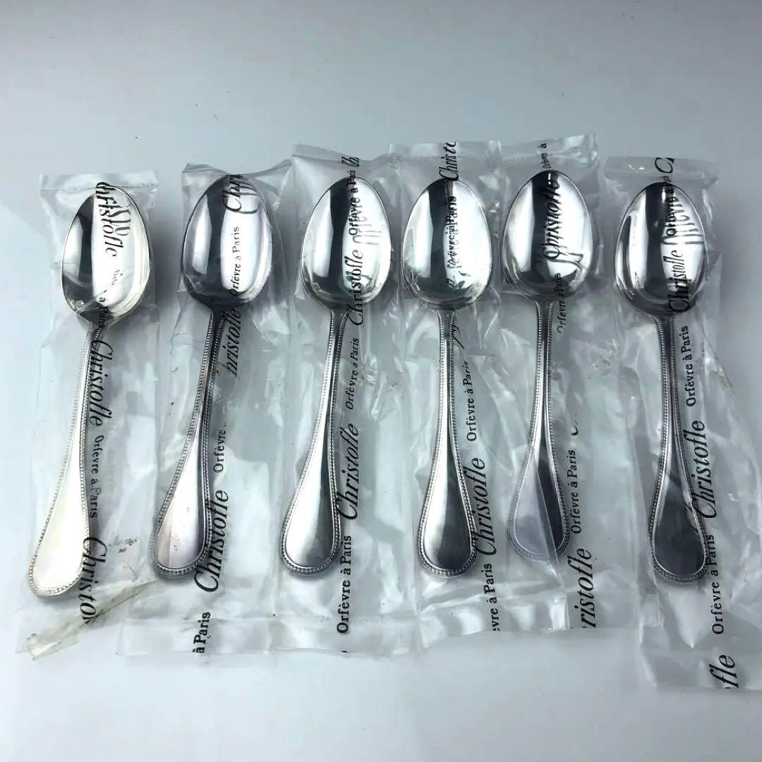 Christofle パール　スプーン 6本セット
