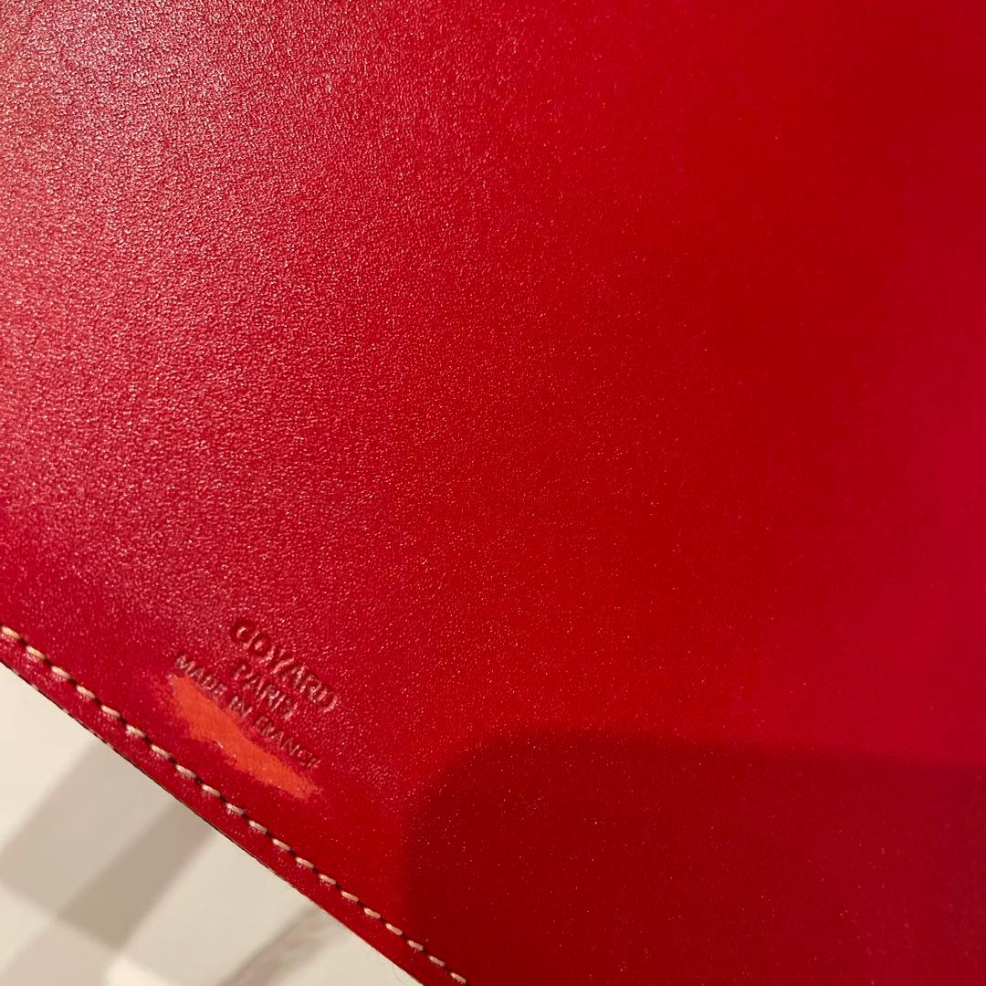 Goyard 赤いパターン A4ノート