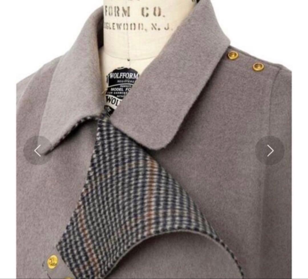 DRAWER リバーシブルポンチョコート