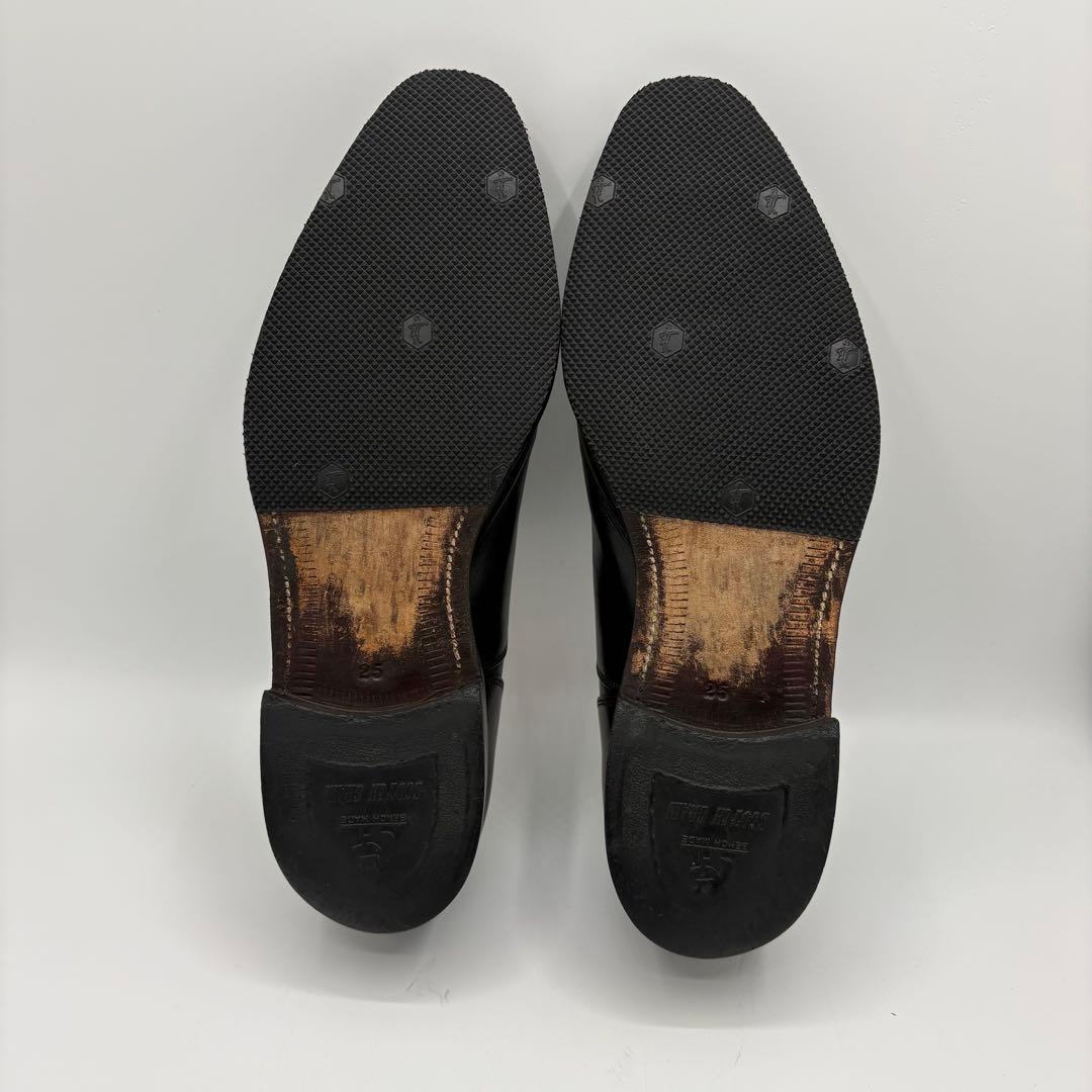 スコッチグレイン T0286 ストレートチップ 本革 ハーフラバー新品 25