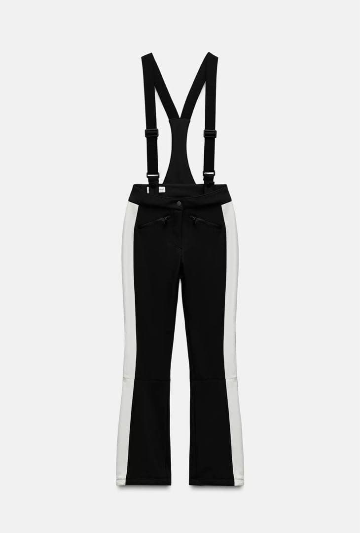 ZARAスキーウェア　ジャンプスーツ　フレアパンツWATER RESISTANT