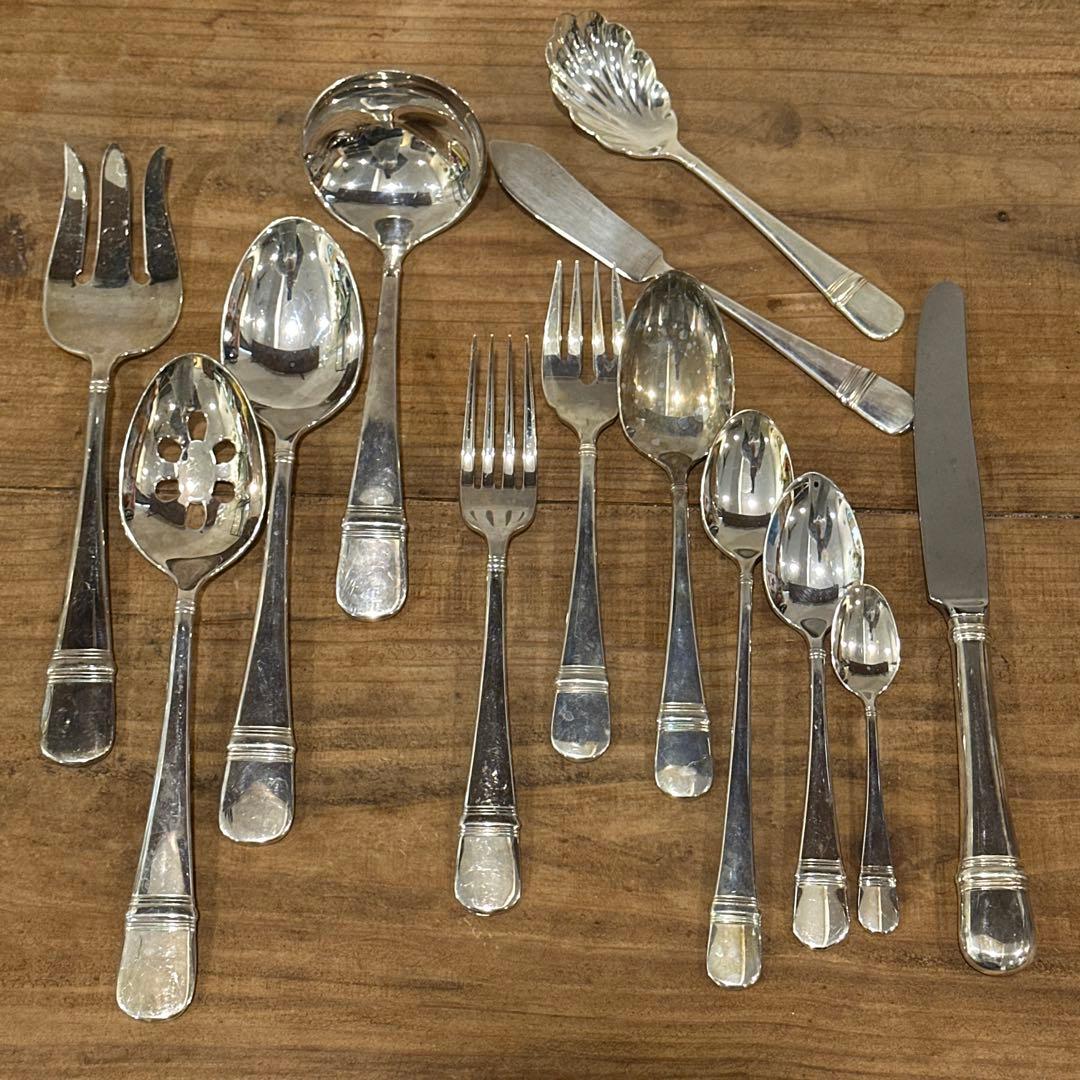 ONEIDA クラシックカトラリー58点セット 木製収納ケース付き