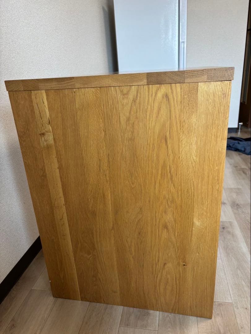 【無印良品】無垢材デスク オーク 幅110cm