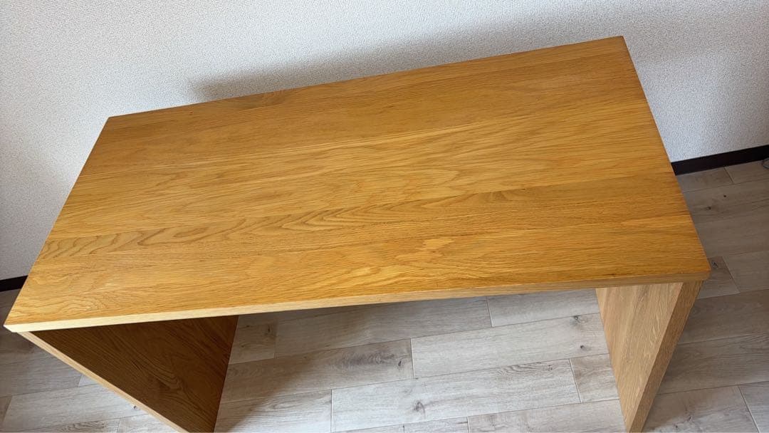 【無印良品】無垢材デスク オーク 幅110cm