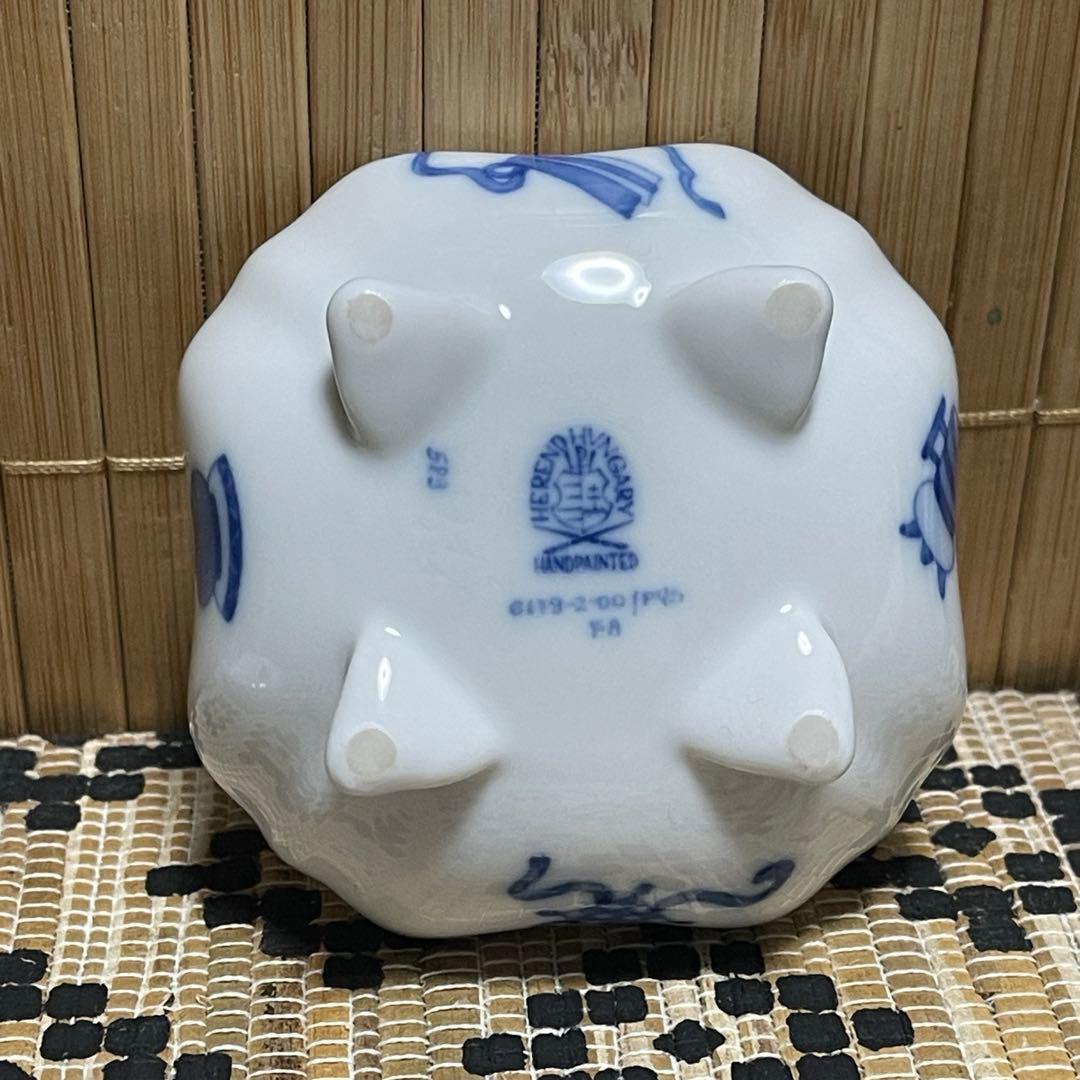 ヘレンド　ボンボニエール　宝尽くし　マンダリンおじさん　箱あり