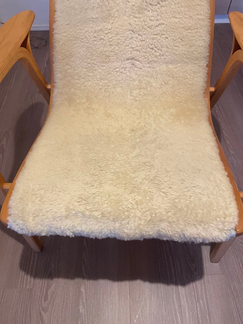 IDEE スウェーデン製 1人掛け ヴィンテージチェア 木製布張り