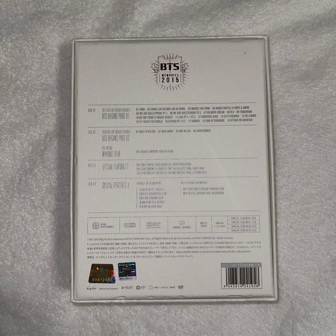 ミュージック BTS MEMORIES 2015 DVD